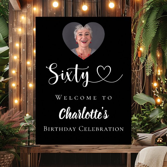 Póster Bienvenida de corazón de la fiesta de cumpleaños 6 (Subido por el creador)