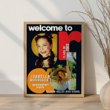 Bienvenida de graduación de escuela secundaria mod