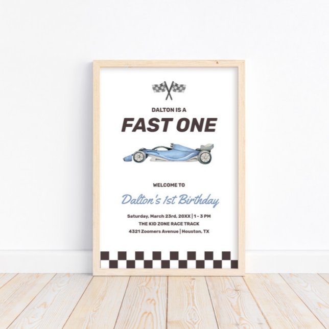 Póster Bienvenida de la fiesta de cumpleaños de un niño e (Subido por el creador)