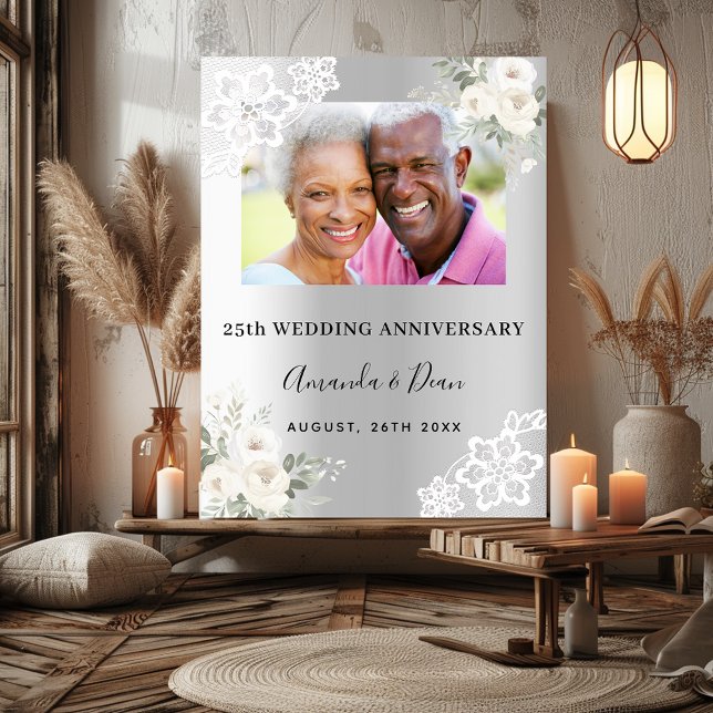 Póster Bienvenida de la foto del 25° aniversario del boda (Subido por el creador)