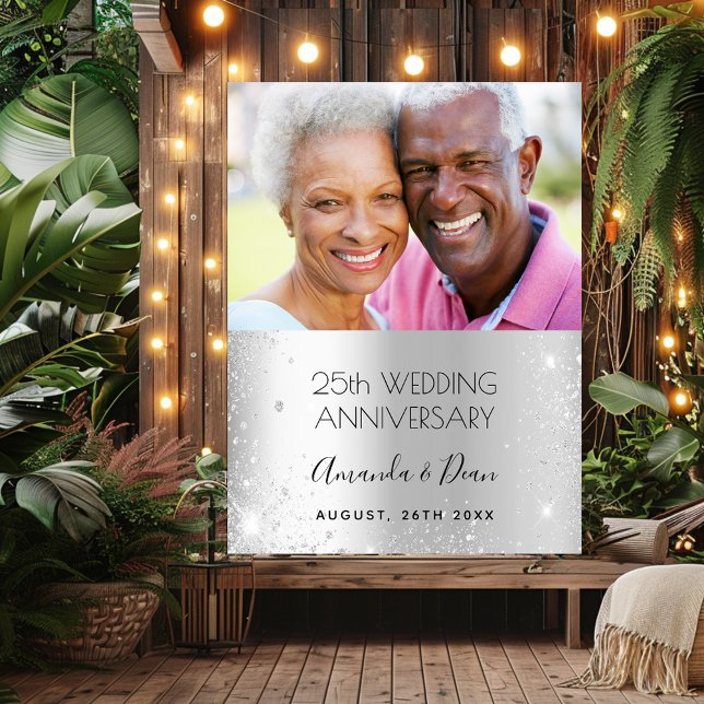 Póster Bienvenida de la foto del 25° aniversario del boda (Subido por el creador)