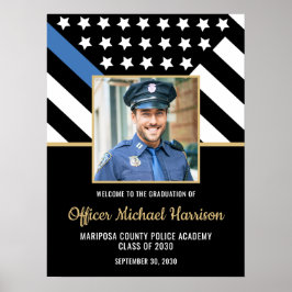 Póster Bienvenida de la foto del partido de graduación de