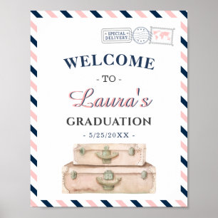 Póster Bienvenida de la marina del partido mundial de gra