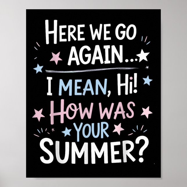 Póster Bienvenida De Vuelta Me Alegra Que Estés Aquí, De  (Frente)