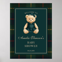 Bienvenida elegante y refinada al baby shower del