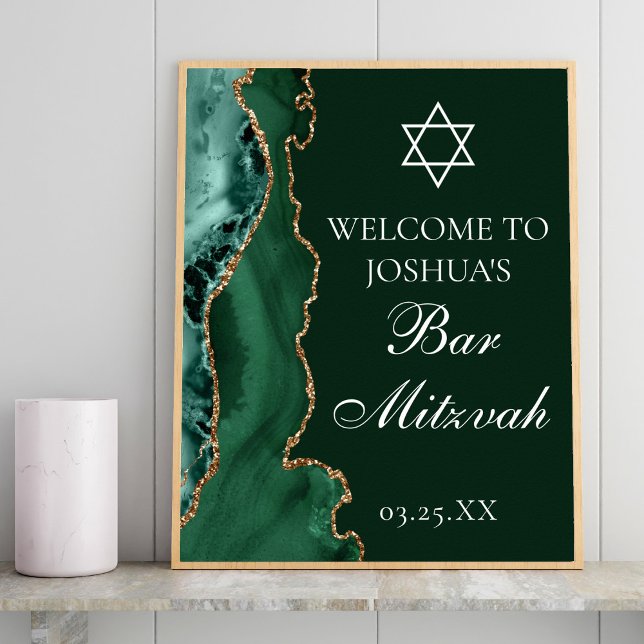 Póster Bienvenida Fiesta Mitzvah, bar de la Agate de Oro  (Subido por el creador)