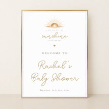 Bienvenida para una Fiesta de Baby Shower de Un Pe