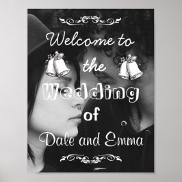 Póster Bienvenida personalizada al Poster Boda