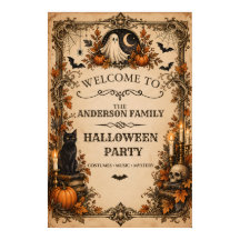 Bienvenida personalizada de fiesta de Halloween vi