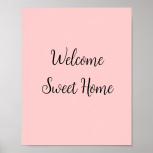 Póster Bienvenida Realtor hogar cálido agregar tu nombre