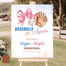 Bienvenida Revelación de Género Pelotas de Béisbol