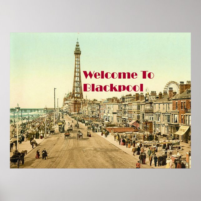 Póster Bienvenido a Blackpool (Frente)