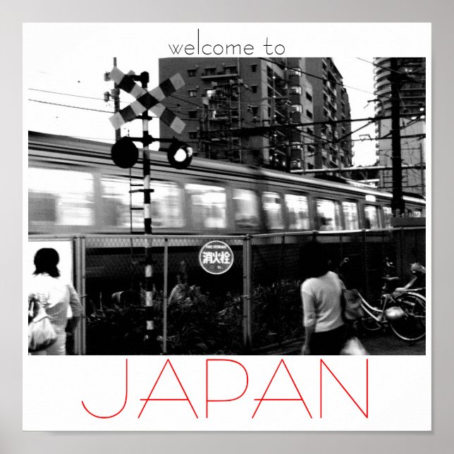 Póster bienvenido a Japón (Frente)