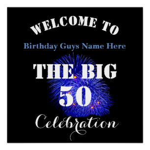 Póster Bienvenido A... La GRAN celebración de 50 cumpleañ
