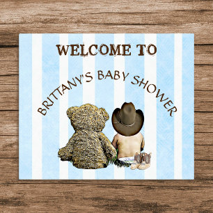 Póster Bienvenido a la pancarta personalizada del Poster