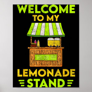 Póster Bienvenido a mi puesto de limonada _ Verano _ Limó
