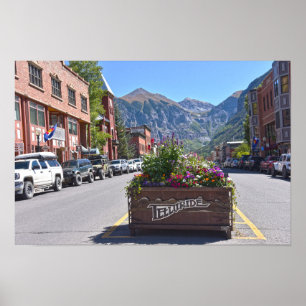 Póster Bienvenido a Telluride, Colorado