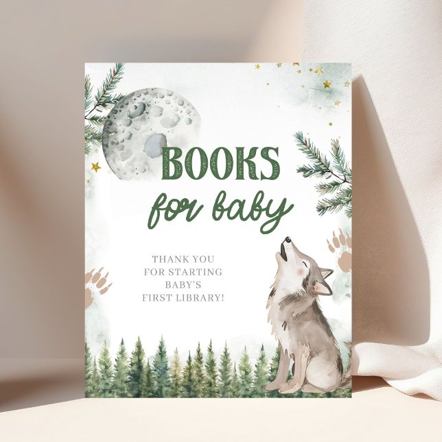 Póster Bienvenido a The Pack Forest Wolf Books para bebé (Subido por el creador)