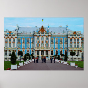 Póster Bienvenido al Palacio de Catalina, Rusia