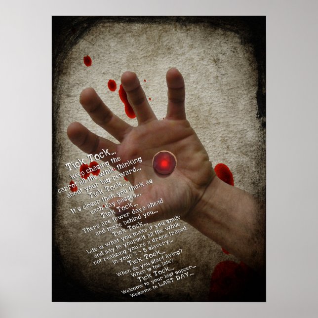 Póster Bienvenido al Poster del último día (Frente)