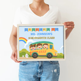 Póster Bienvenido de vuelta a la escuela