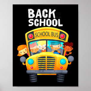 Póster Bienvenido De Vuelta A La Escuela Me Encanta Mi Es