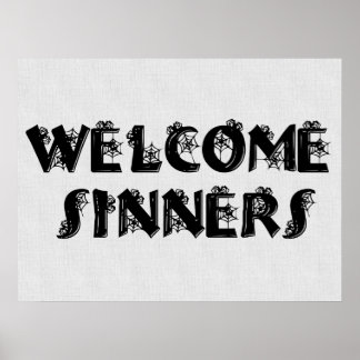 Póster ¡Bienvenido Sinners!