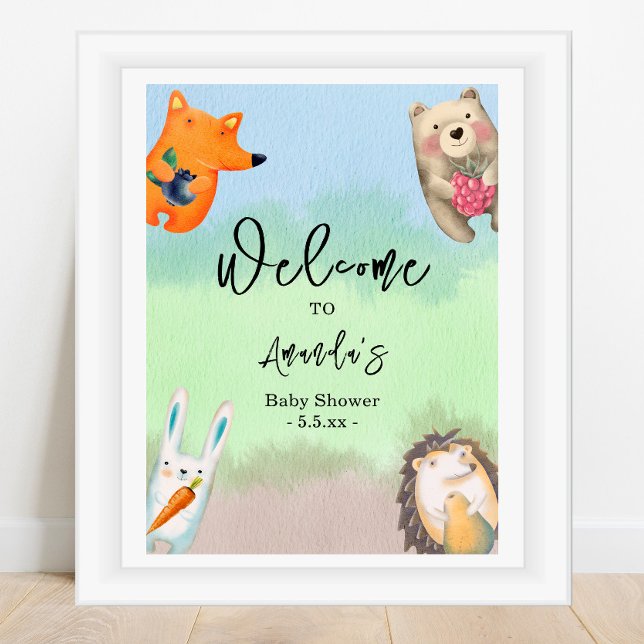 Póster Bienvenidos a Baby Shower (Subido por el creador)