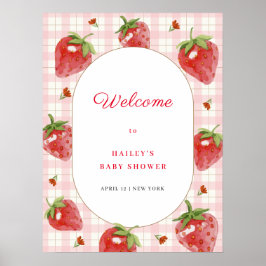 Póster Bienvenidos a Baby Shower