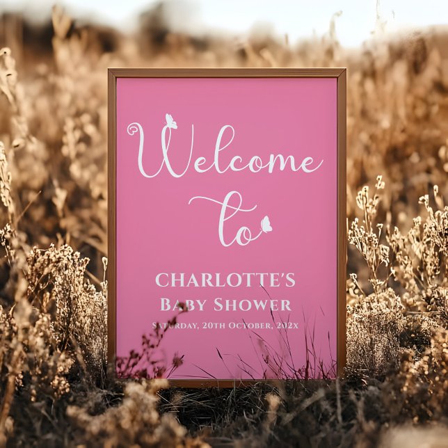 Póster Bienvenidos a Baby Shower a la caligrafía de marip (Subido por el creador)