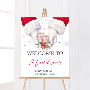 Póster Bienvenidos a Baby Shower con el mejor regalo de l
