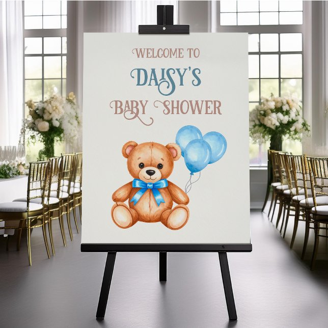 Póster Bienvenidos a Baby Shower de Sweet Little Cub (Subido por el creador)