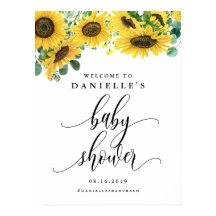 Bienvenidos a Baby Shower de verano de Sunflower