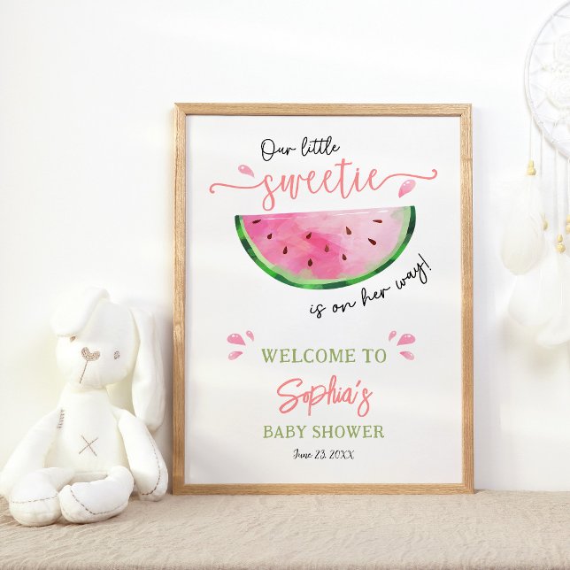 Póster Bienvenidos a Baby Shower de Watermelon (Subido por el creador)