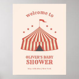 Póster Bienvenidos a Baby Shower del Gran Carnaval de Viñ