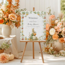 Bienvenidos a Baby Shower Mamá Conejo y Calabaza