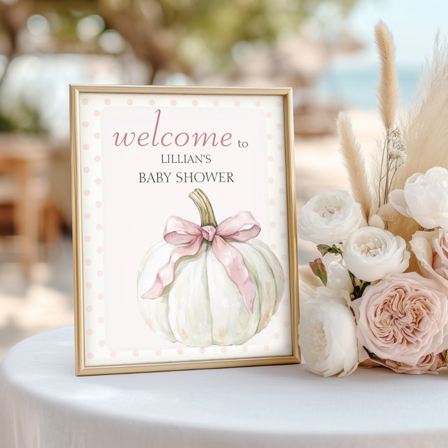 Póster Bienvenidos a Baby Shower por los pequeños puntos  (Subido por el creador)