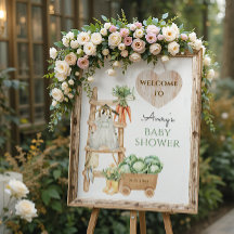 Bienvenidos a Baby Shower Rústico de la granja