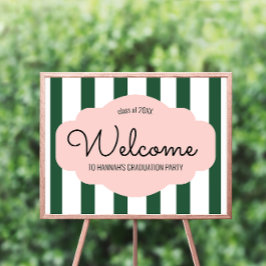 Póster Bienvenidos a Beverly Hills Pink & Green Graduatio