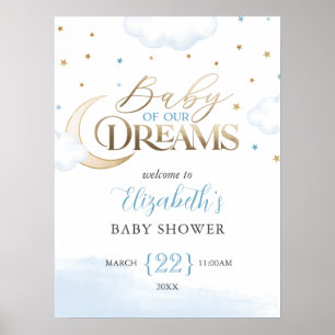 Póster Bienvenidos a Blue Gold Baby of our Dreams