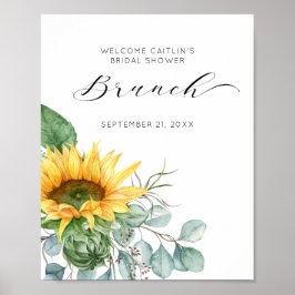 Póster Bienvenidos a Brunch de bienvenida de invierno con