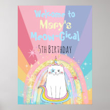 Bienvenidos a Caticorn Meow-Gical Birday