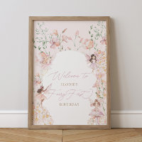 Bienvenidos a cumpleaños de Chicas florales rosas 