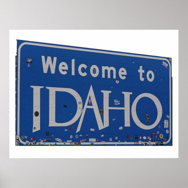 Póster Bienvenidos a Idaho (Frente)