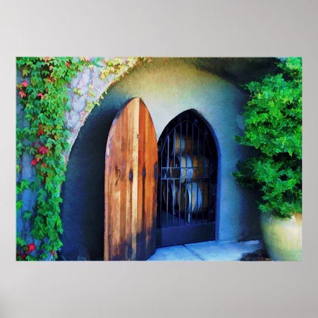 Póster Bienvenidos a la bodega (Frente)