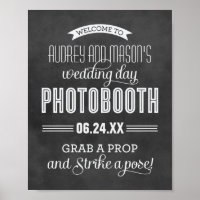 Bienvenidos a la cabina de Boda con micrófono negr