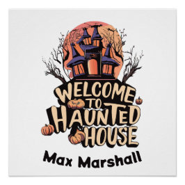 Póster Bienvenidos a la casa embrujada - Ghoulish Gatheri