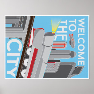 Póster Bienvenidos A La Ciudad