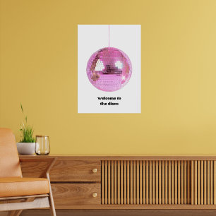 Póster Bienvenidos a la discoteca