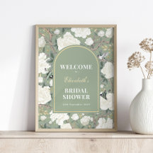 Bienvenidos a la ducha de moda Sage Green Chinoise